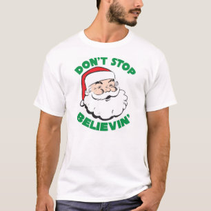 O papai noel, não para camisas de Believin T