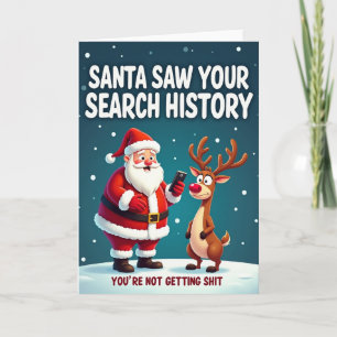 O Papai Noel Viu Seu Cartão de Histórico