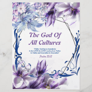 O papel de água do deus de todas as culturas