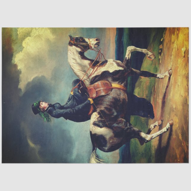 O Papel De Decoupage Do Mobiliário De Cavaleiro (Frente )