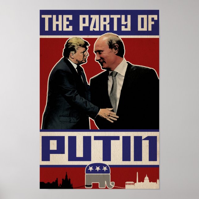 "O Partido de Putin" Poster (Frente)