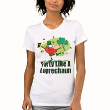 O partido gosta de uma camisa do Leprechaun T