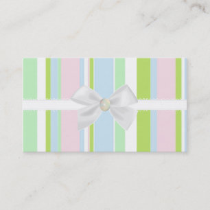 O Pastel listra o cartão de visita