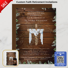 O Pastor Padre Deacon Ministro Retirement Convida