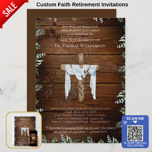 O Pastor Padre Deacon Ministro Retirement Convida