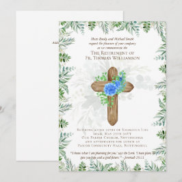 O Pastor Padre Deacon Ministro Retirement Convida