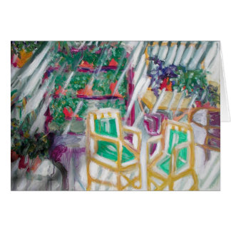 O pátio - cartão