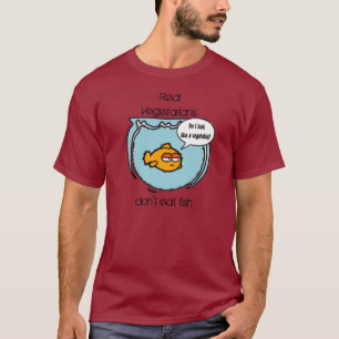 O peixe não é t-shirt da obscuridade do