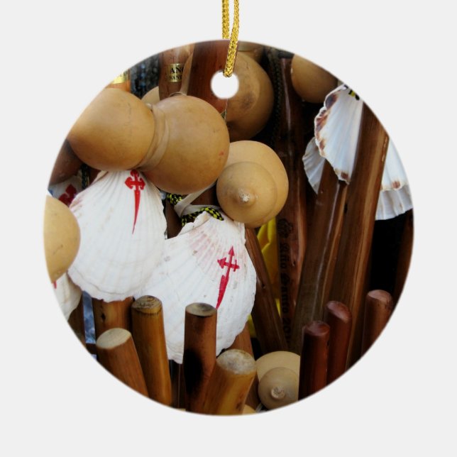 O peregrino descasca o ornamento (Frente)