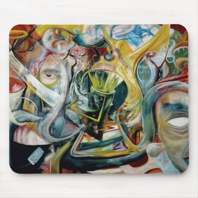 O perigo na alegria Mousepad (Frente)