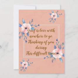 "O pesar é o Amor sem Âncora", cartões de melhoras