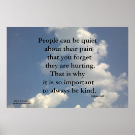 O PESSOAS PODE SER SILENCIOSO NIKITA GILL POSTER