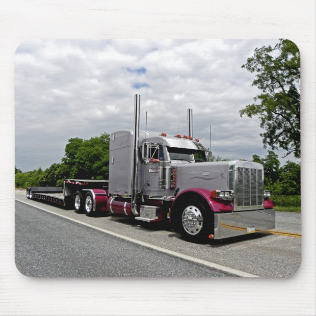 O Peterbilt 379 Mousepad de um Horning (Frente)