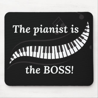 O pianista é o mousepad do BOSS
