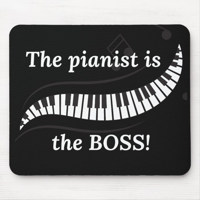 O pianista é o mousepad do BOSS (Frente)