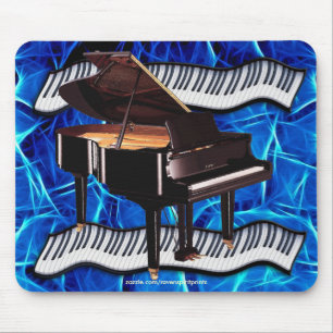 O PIANO DE CAUDA FECHA o MELÓMANO Mousepad