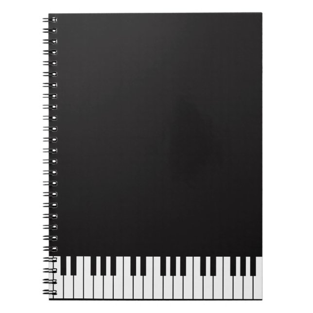 O piano fecha o caderno espiral (Frente)