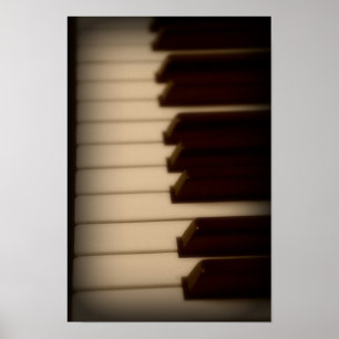 O piano fecha o poster