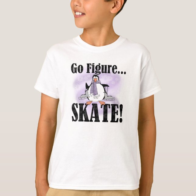 O pinguim vai figura t-shirt do skate (Frente)