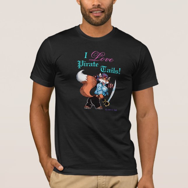 O pirata ata o t-shirt (Frente)