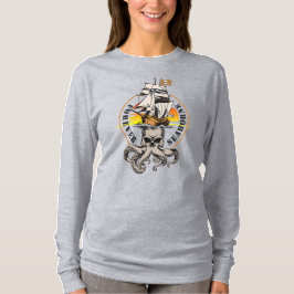 O Pirata de Seaborne (BLK) | Camisa Feminina Manga