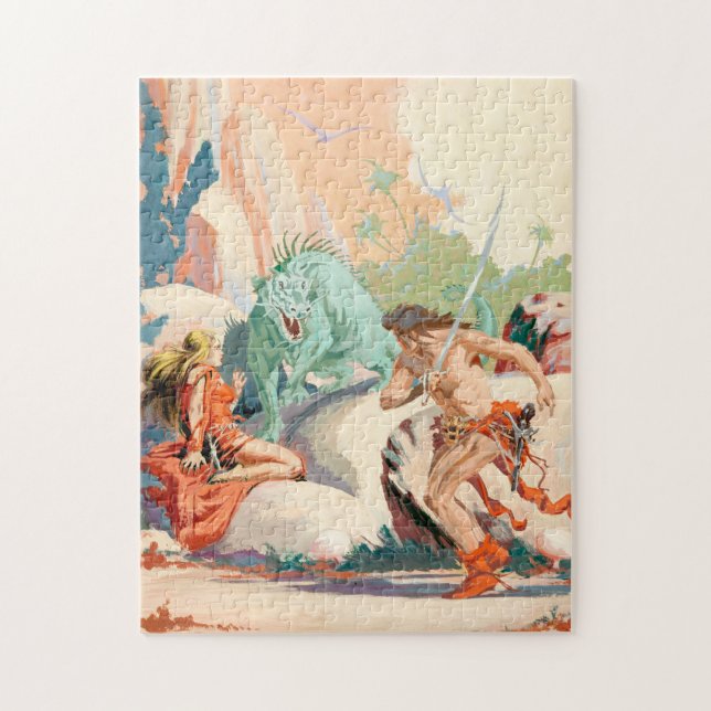 O Planeta Peril Quebra-cabeça de Roy Krenkel (Vertical)