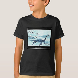 O Plesiosaurus caçoa o t-shirt - obscuridade (o