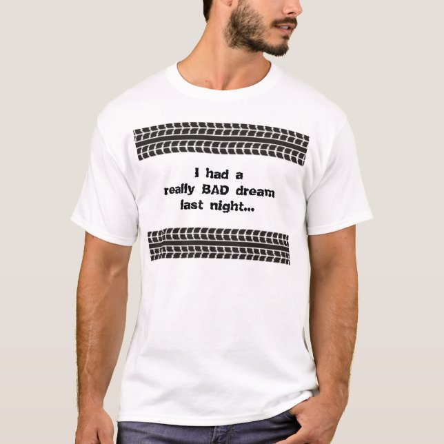 O pneu segue o t-shirt ideal mau (Frente)