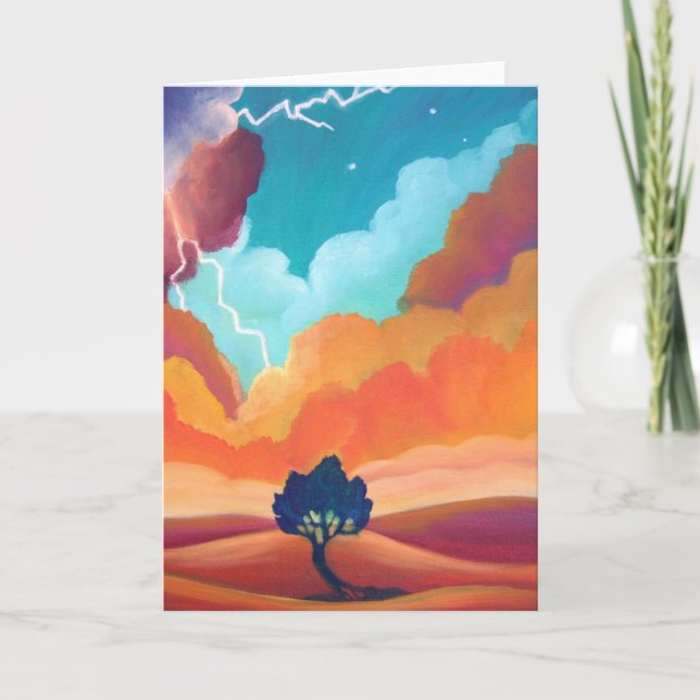 O poder da independência - Cartão de saudação do V (Frente)