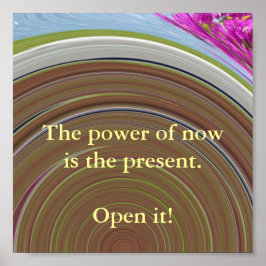 O poder do agora Poster