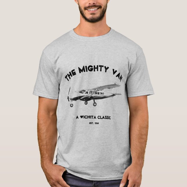 O poderoso Cessna 208 - Camisa Caravana (Frente)