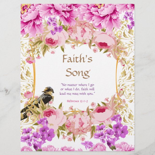 O poema musical de Faith (Frente)