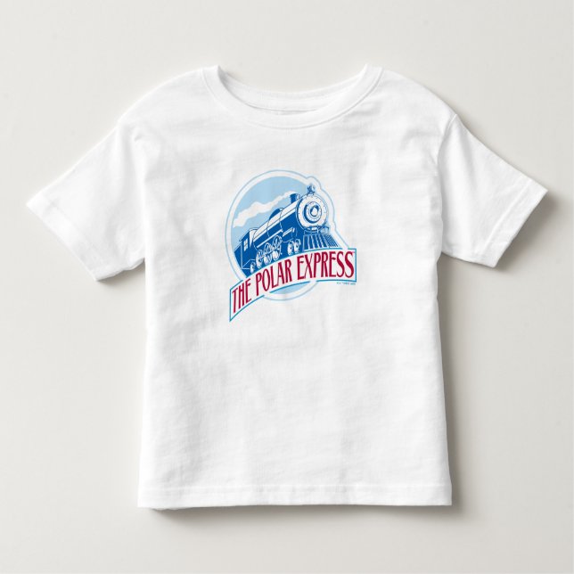 O Polar Express | Crachá de comboio T-Shirt Baby (Frente)
