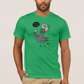 O Pombo Eu sou uma Camisa Verde de Artista