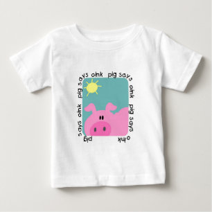 O porco diz Oink o camiseta e os presentes