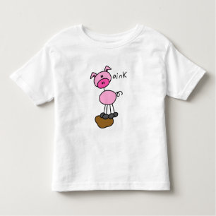 O porco diz Oink t-shirt e presentes
