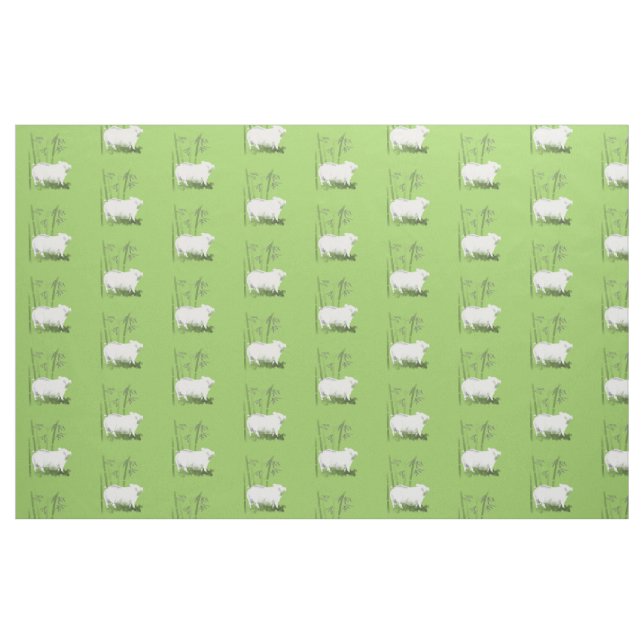 O Porco original e o Bambu escolhem o Tecido de co (Fat Quarter)