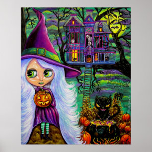 O poster assombrado da casa na árvore