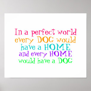 o poster cada casa deve ter um cão