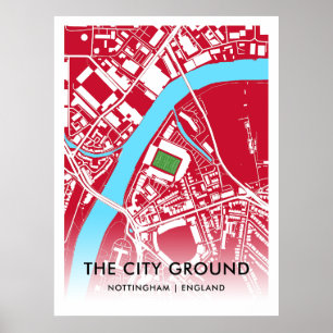 O Poster da cidade - Lar da floresta de Nottingham