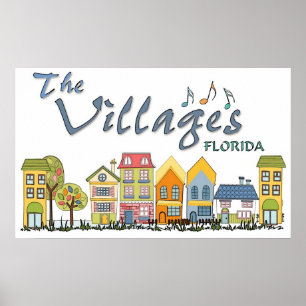 O poster da comunidade de florida das vilas