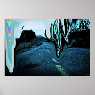 O poster da estrada X-Grande (38" x 25,4")