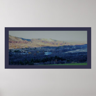 O poster da foto das montanhas de Pocono