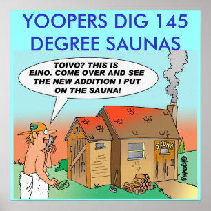 O POSTER da SAUNA dos DESENHOS ANIMADOS
