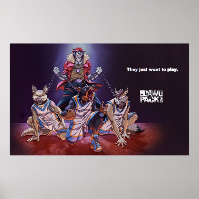 O poster Dawg Pack (Frente)