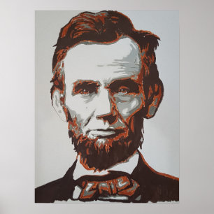 O poster de Abraham Lincoln este é um depositári