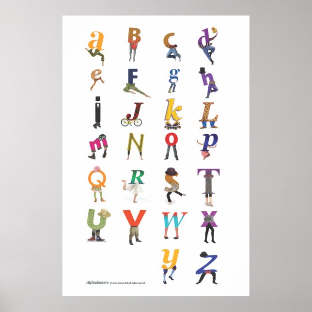 O Poster de Alfadança BIG (Frente)