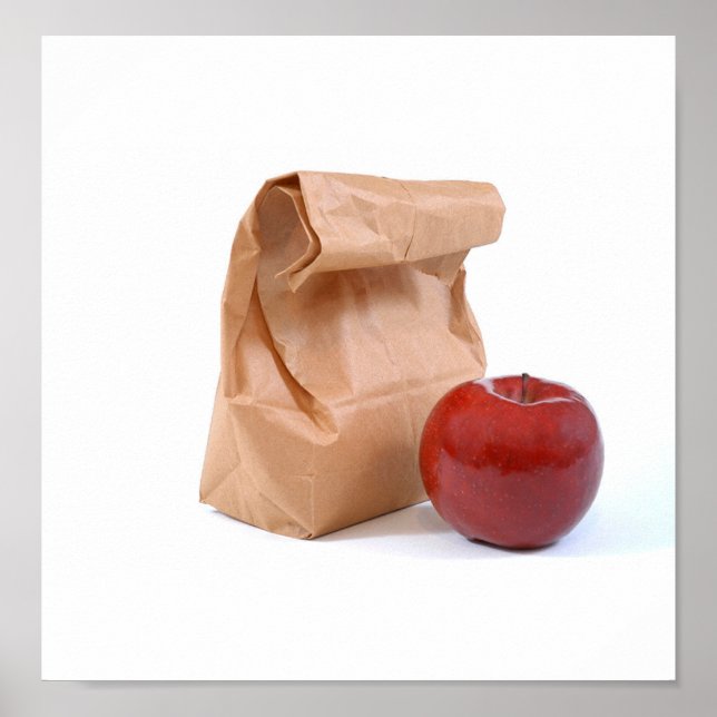 O Poster de almoço do saco (Frente)