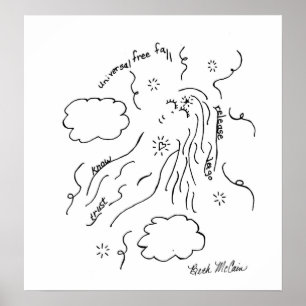 O Poster de queda livre universal