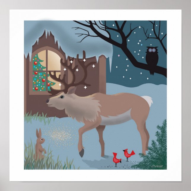 O poster de Reindeer (Frente)